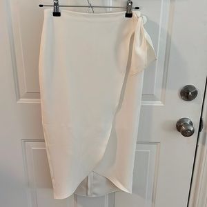 Express MIDI wrap skirt